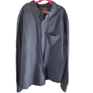 Woolrich Casual Button Down Shirt Long Sleeve Blue Size XL